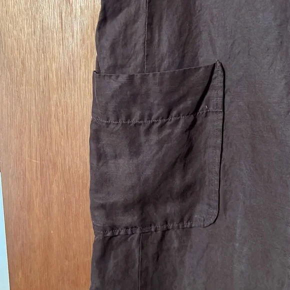 JJill Silk and Linen Dress short sleeve with pockets - XLP - Picture 9 of 11